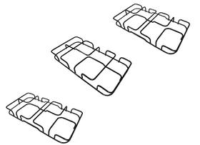 Kit grelha trempe para fogão brastemp 5 bocas - bfs5