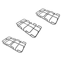 Kit grelha trempe para fogão brastemp 5 bocas - bfs5 Kit grelha trempe para fogão brastemp 5 bocas - bfs5