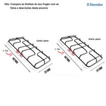 Kit grelhas esmaltadas para fogões electrolux 4 bc 56 spx