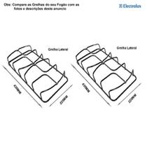 Kit grelhas p/ fogões electrolux 4 bocas 52 sx