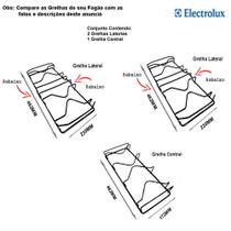 Kit grelhas p/ fogões tripla chama electrolux 5 bocas 76 ubq