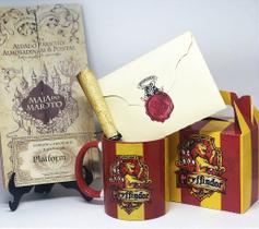 Kit Grifinória - Com 6 Itens Inclusos para Fãs Kit Grifinória - Com 6 Itens Inclusos para Fãs