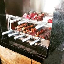 Kit Grill Inox De 5 Espetos *sob Medida* - Brasa Grill