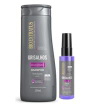 Kit Grisalhos Bio Extratus Shampoo e Sérum Brilho Prateado Kit Grisalhos Bio Extratus Shampoo e Sérum Brilho Prateado
