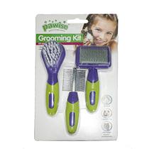 Kit Grooming Roedores Pawise 3 Peças Escova, Rasqueadeira e Pente Duplo Kit Grooming Roedores Pawise 3 Peças Escova, Rasqueadeira e Pente Duplo