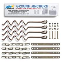 Kit Ground Anchor Kit XDP Recreation 70113 Swing Set, trampolim e móveis de pátio Kit Ground Anchor Kit XDP Recreation 70113 Swing Set, trampolim e móveis de pátio