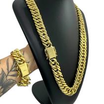 Kit Grumet 20mm Fecho 750 Banhado a Ouro 18K Kit Grumet 20mm Fecho 750 Banhado a Ouro 18K