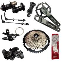 Kit Grupo Absolute 12v Bike Mtb 1x12v Cubos Freio