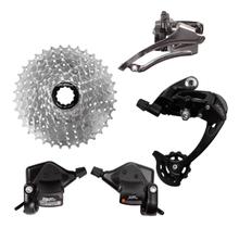 Kit Grupo Para Mtb 27v Xtime 3x9v Com Cassete 36 Dentes