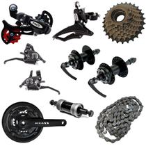 Kit Grupo Relação e Transmissão MTB 24 Velocidades Kit Grupo Relação e Transmissão MTB 24 Velocidades