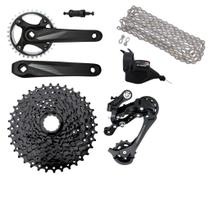 Kit Grupo Transmissão 1x9 Sunrun absolute gts Completo 18v
