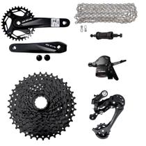 Kit Grupo Transmissão 1x9 Sunrun/absolute/gts Completo 18v Kit Grupo Transmissão 1x9 Sunrun/absolute/gts Completo 18v