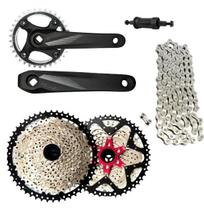 Kit Grupo Transmissão Bike 1x11v Coroa Única K7 11x50 Mtb Kit Grupo Transmissão Bike 1x11v Coroa Única K7 11x50 Mtb