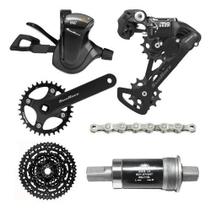 Kit Grupo Transmissão Sunrace 1x 9v Cassete 11/50d Mtb 6pçs Kit Grupo Transmissão Sunrace 1x 9v Cassete 11/50d Mtb 6pçs