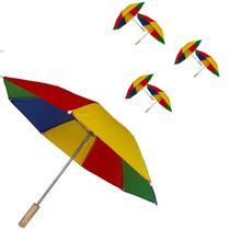 Kit Guarda Chuva Frevo Para Decoracao Tematica