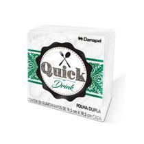 Kit Guardanapo de Papel Folha Dupla 19,5x19,5cm 6 Pacotes com 50un Quick Damapel