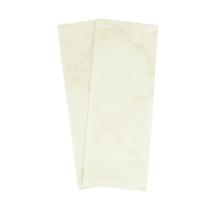 Kit Guardanapo de Tecido Panama Damask Off White 2 Peças Kit Guardanapo de Tecido Panama Damask Off White 2 Peças