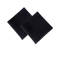 Kit Guardanapo de Tecido Preto 35x35cm Mesa Posta