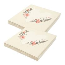 Kit Guardanapo Decorado Coração Floral Luxo 40 Folhas 33cm - Tuut Kit Guardanapo Decorado Coração Floral Luxo 40 Folhas 33cm - Tuut