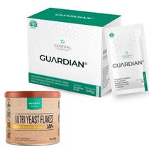 Kit Guardian - 8g 30 Sachês - Central Nutrition + Nutriyeast Flakes - Levedura em Flocos 100g