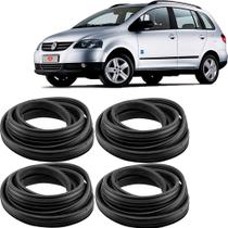 Kit Guarnição 4 Borrachas Porta Lateral Spacefox 2005 2006 2007 2008 2009 2010 2011 2012 2013 a 2018