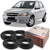 Kit Guarnição Borracha 4 Portas New Kar Pro Line Celta Kit Guarnição Borracha 4 Portas New Kar Pro Line Celta