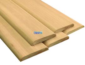 Kit Guarnição Vista Alizar Para Portas, Janelas E Outros 7 cm Arredondada Sem Rebaixo Eucalipto NeonX