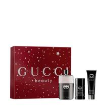 Kit Gucci Guilty Masculino - Eau de Toilette 90ml + Shower Gel 50ml + Desodorante 75ml Kit Gucci Guilty Masculino - Eau de Toilette 90ml + Shower Gel 50ml + Desodorante 75ml