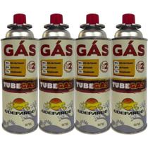 Kit Guepardo Tube Gas AE1000 com 4 Cartuchos de Gás com Valvula de Segurança