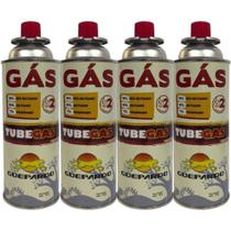 Kit Guepardo Tube Gas AE1000 com 4 Cartuchos de Gás com Valvula de Segurança Kit Guepardo Tube Gas AE1000 com 4 Cartuchos de Gás com Valvula de Segurança