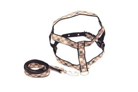 Kit Guia com peitoral 25mm marrom tamanho 5 (50 cm a 60 cm)