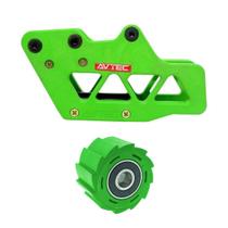 Kit Guia Corrente Traseiro Avtec C/ Rolete Kxf 250/450 Klx 450