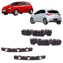 Kit Guia Parachoque Dianteiro e Traseiro Hyundai HB20 Hatch 2013 14 15 16 17 18 2019