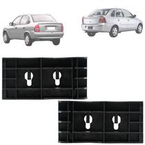 Kit Guia Suporte Parachoque Corsa Classic/Sedan 1996 97 98 99 00 a 2010 Traseiro Kit Guia Suporte Parachoque Corsa Classic/Sedan 1996 97 98 99 00 a 2010 Traseiro