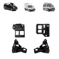 Kit guias suporte parachoque dianteiro sprinter 2012 a 2019 superiores + inferiores lado esquerdo e direito