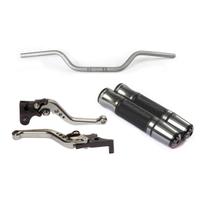 Kit Guidão 22mm Esportivo Manopla Jupiter Manete Dafra Next 250