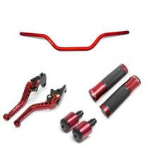 Kit Guidão 22mm Manopla v2 Manete Cb300 Cbx250 Twister