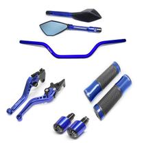 Kit Guidão 22mm Manopla v2 TM2 Manete Cg150 A Disco Cb250f