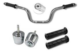 Kit Guidão Cg Cargo 160 2016/2022 C/ Peso Da Pcx + Manopla