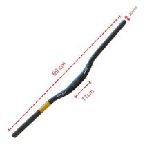 Kit guidao com mesa e manopla bicicleta preto