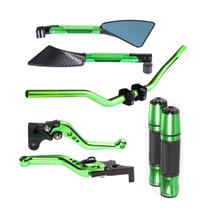 Kit Guidão Esportivo Manopla Luva Espelho Retrovisor Manete Comet 250