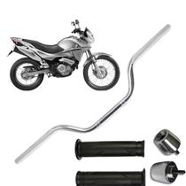 Kit Guidão Falcon 2000/2007 Com Pesinho Pcx Manopla Pcx Peça Aço Motocicletas