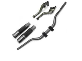 Kit Guidão Naked Manopla Fechada Jupiter Manete Ninja 650r ER6N Kit Guidão Naked Manopla Fechada Jupiter Manete Ninja 650r ER6N