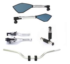 Kit Guidão Naked Manopla Retrovisor Manete Hornet Cb 650f