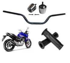 Kit Guidão Pezinho Manopla Moto Cb 250 Twister Peso 2014/2020 Kit Guidão Pezinho Manopla Moto Cb 250 Twister Peso 2014/2020