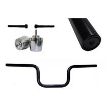 Kit Guidão Pezinho Peso Moto Factor 125 Fazer 150 Solidez Ergonomico