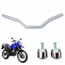 Kit Guidão Tenerê XTZ 250 Crosser 250 Lander 250 Cinza Par de Pezinhos Peças