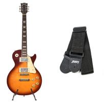 Kit guitarra eletrica land cherry sunburst l-t3 correia