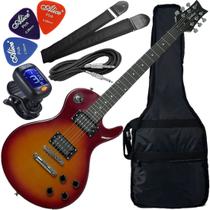 Kit Guitarra Elétrica Les Paul Waldman Crs Special Cherry Sunburst Gx01