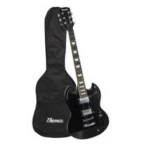 Kit Guitarra Elétrica SG TEG 340 Preto com Capa Thomaz
